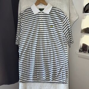 Augusta National‎ Golf Club Shirt Mens Large Masters Polo Golf Tournament Stripe